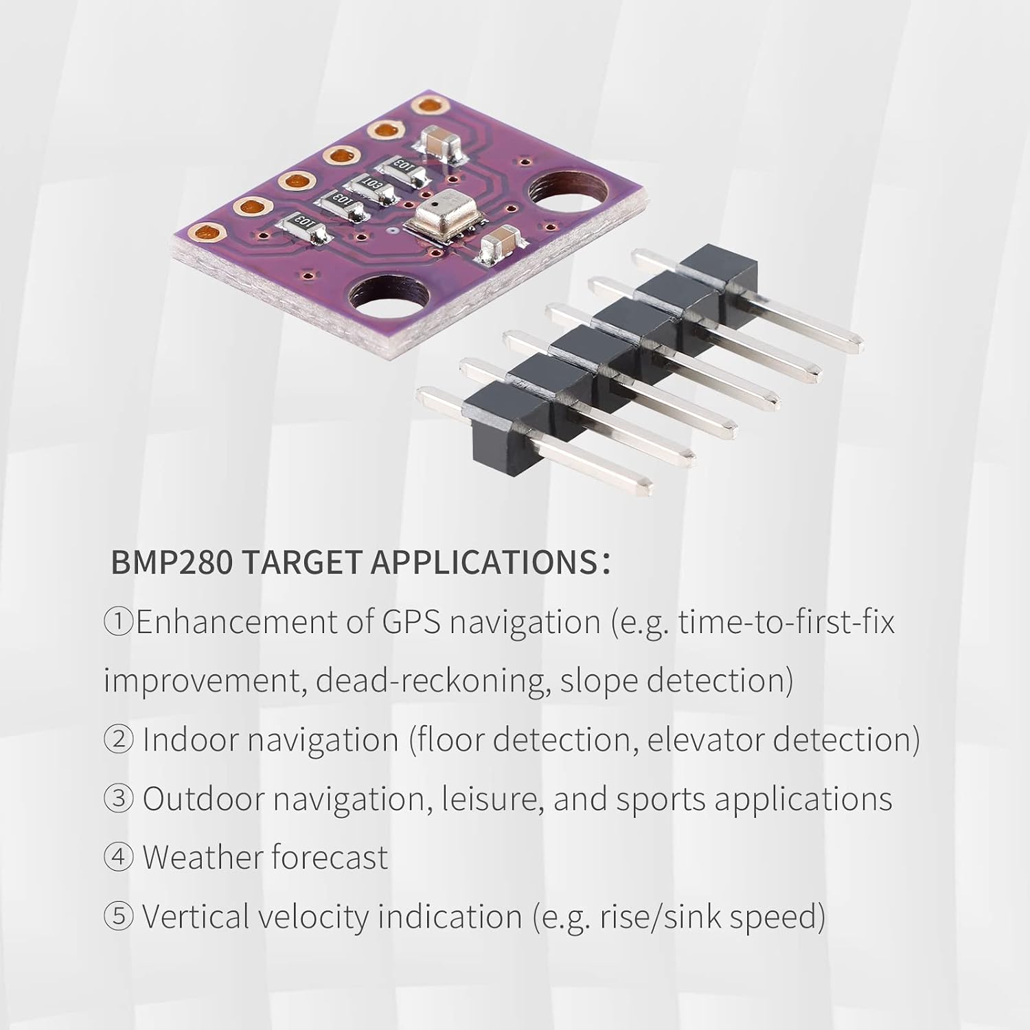 GY-BMP280 Atmospheric Pressure Sensor Module, Digital Atmospheric air Pressure Sensor High Precision BMP280 Arduino Pressure Sensor Replaces BMP180 Digital Interface IIC or SPI. (10PCS)