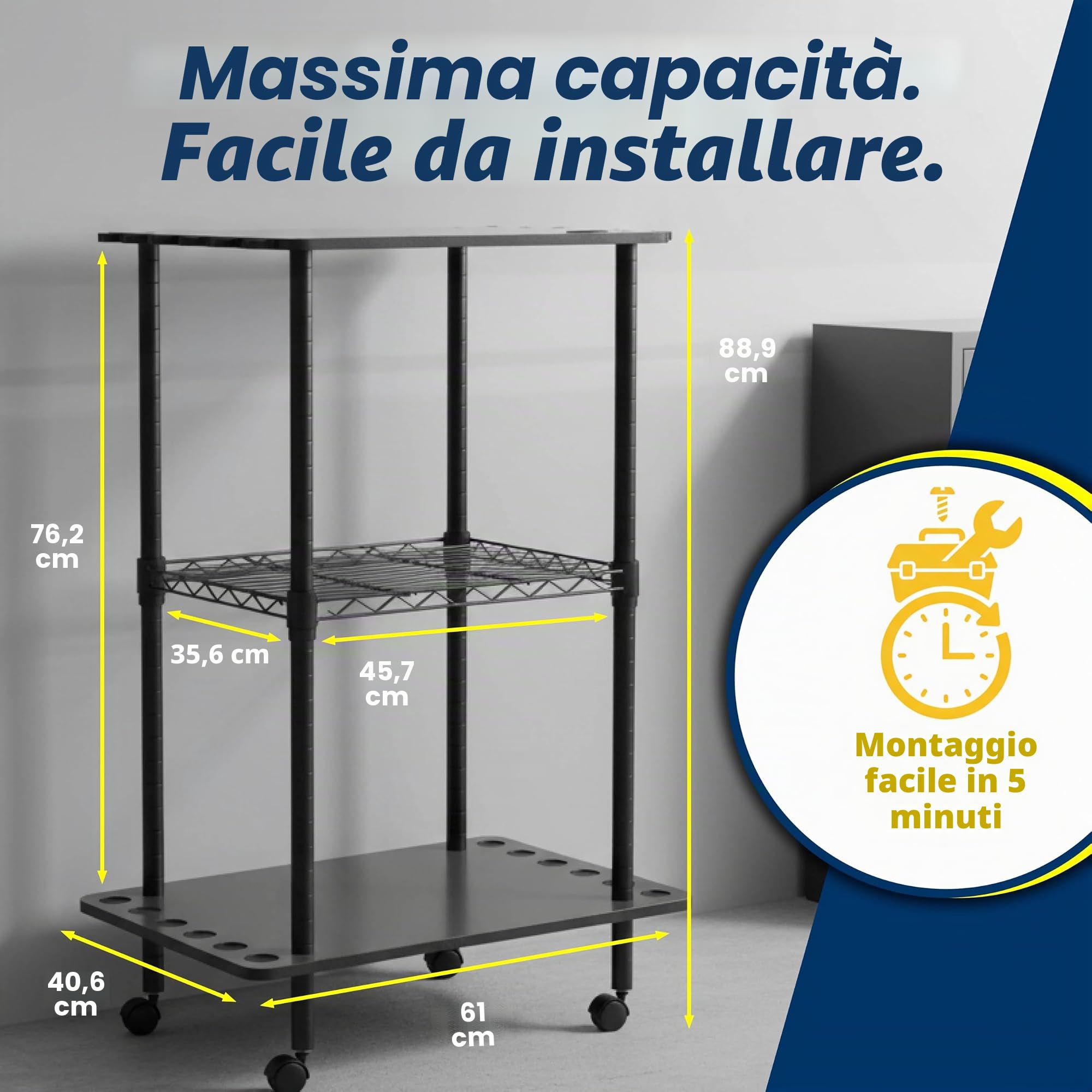 Rush Creek Creations - Supporto per canna da pesca e attrezzi