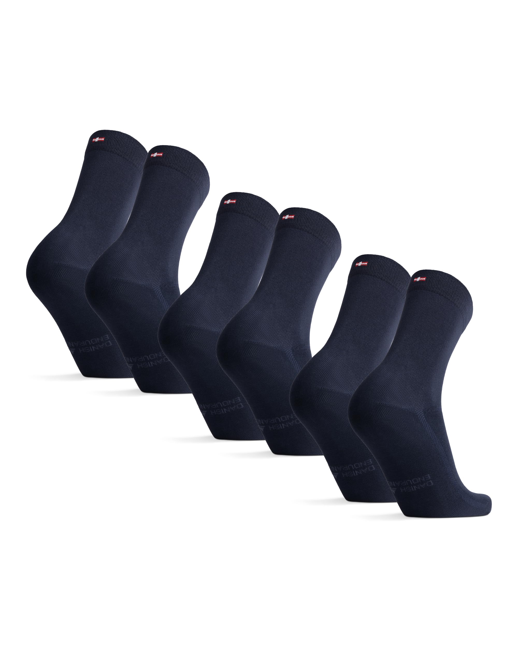 DANISH ENDURANCE Calcetines Bambú Ultra Suaves Premium, Calcetines Ejecutivos, Hombre y Mujer, 3 Pack