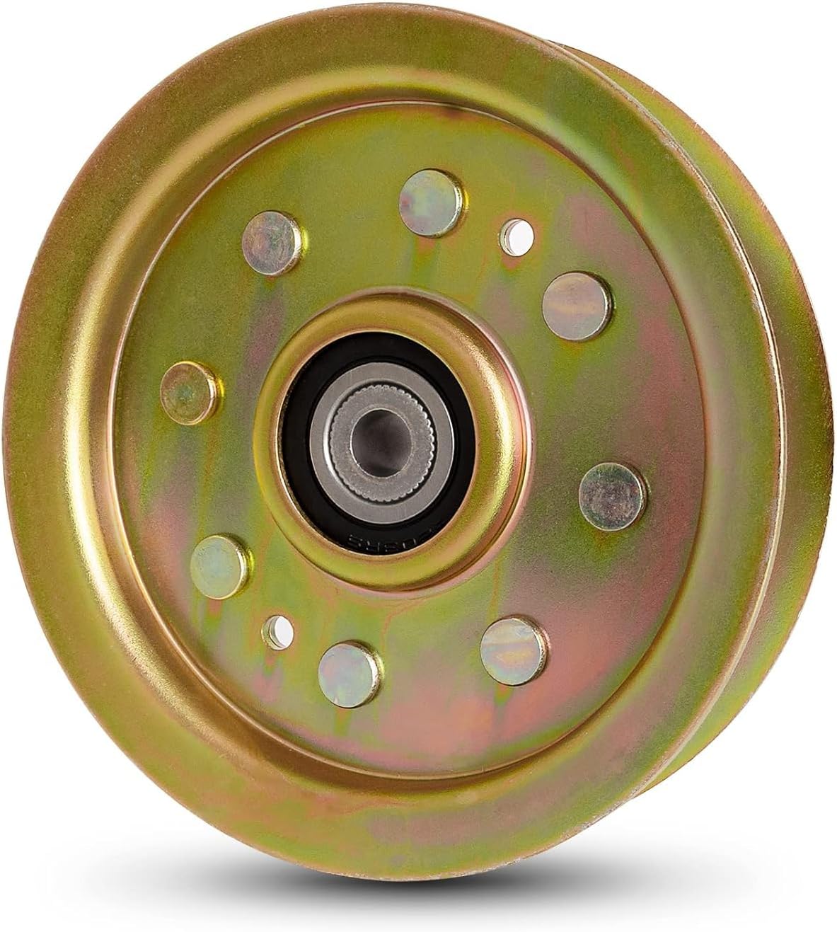 UP2WIN 756-04129 Flat Idler Pulley Compatible with Cub Cad et Troy-Bilt, Replace 756-04129B, 753-08171, 956-04129, Fit for Riding Lawn Mower Tractor with 42" 46" 48" 50" 54" Deck, 2 Pack