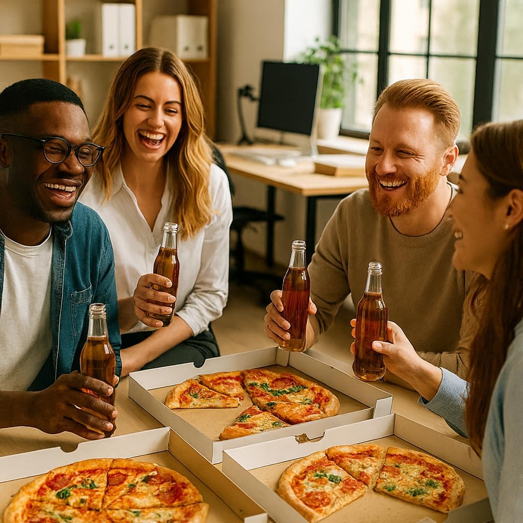 Pizza Boxes 18" x 18" Corrugated Plain White Pizza Boxes (Case of 50)