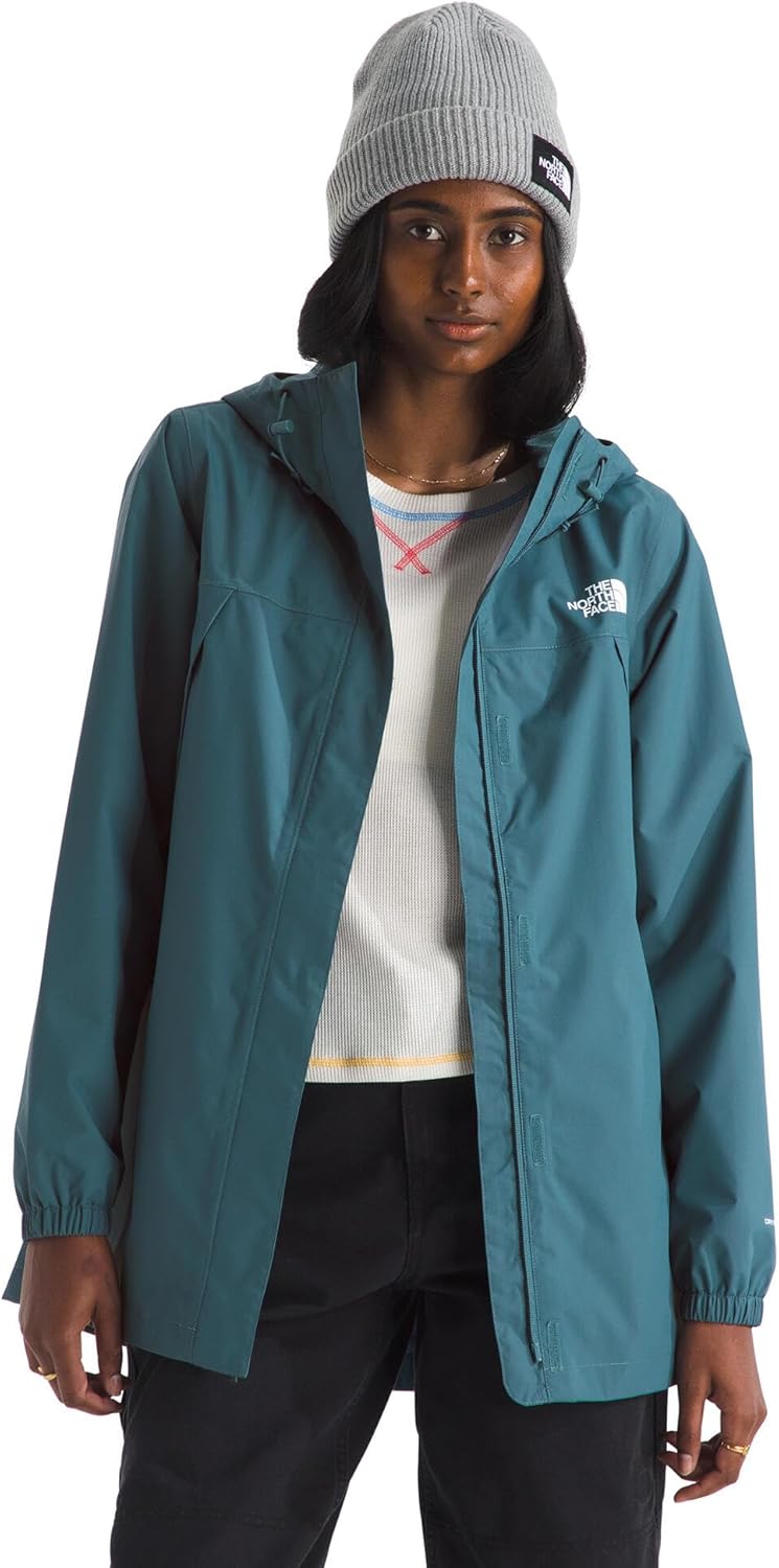 THE NORTH FACE Women's Antora Rain Parka | Breathable Waterproof Jacket, Seam Sealed, Adjustable Hood & Zip Hand Pockets