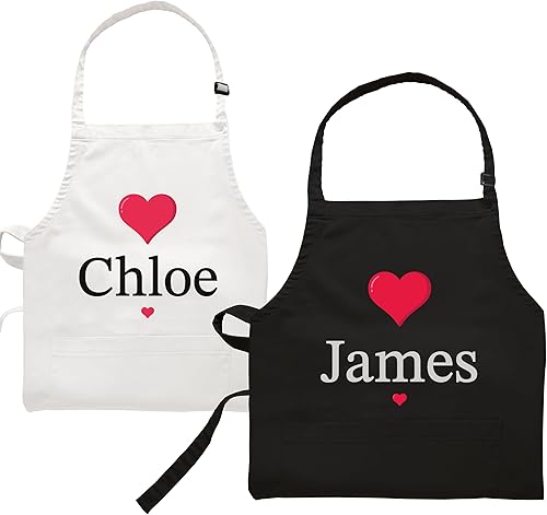 Miniatura 8 de Delantales personalizados para mujeres y hombres, delantal de chef personalizado, delantal de cocina personalizado con bolsillos, delantales de