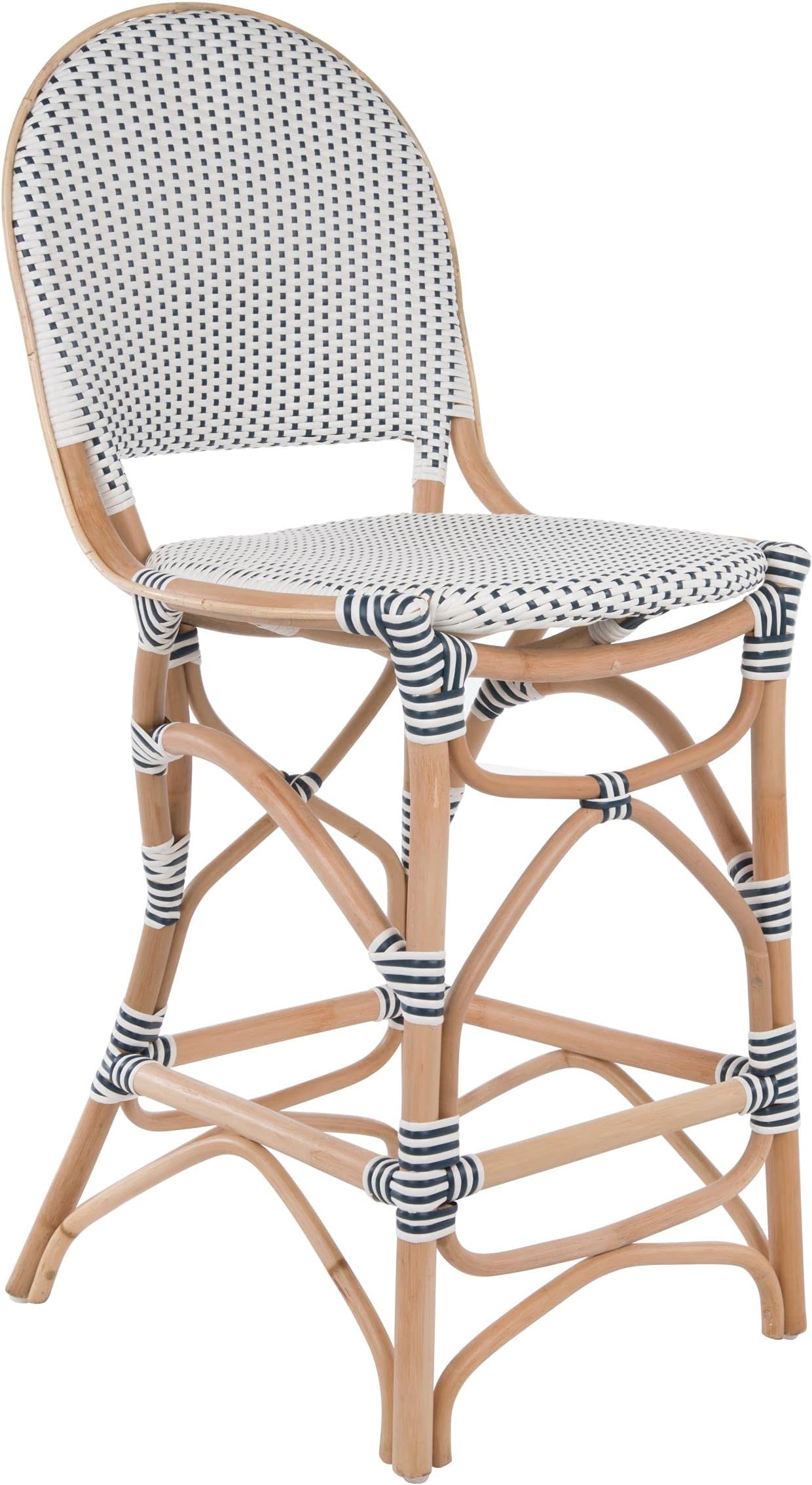 KOUBOO Rattan Bistro Counter Kitchen Bar Stool, Multi Color