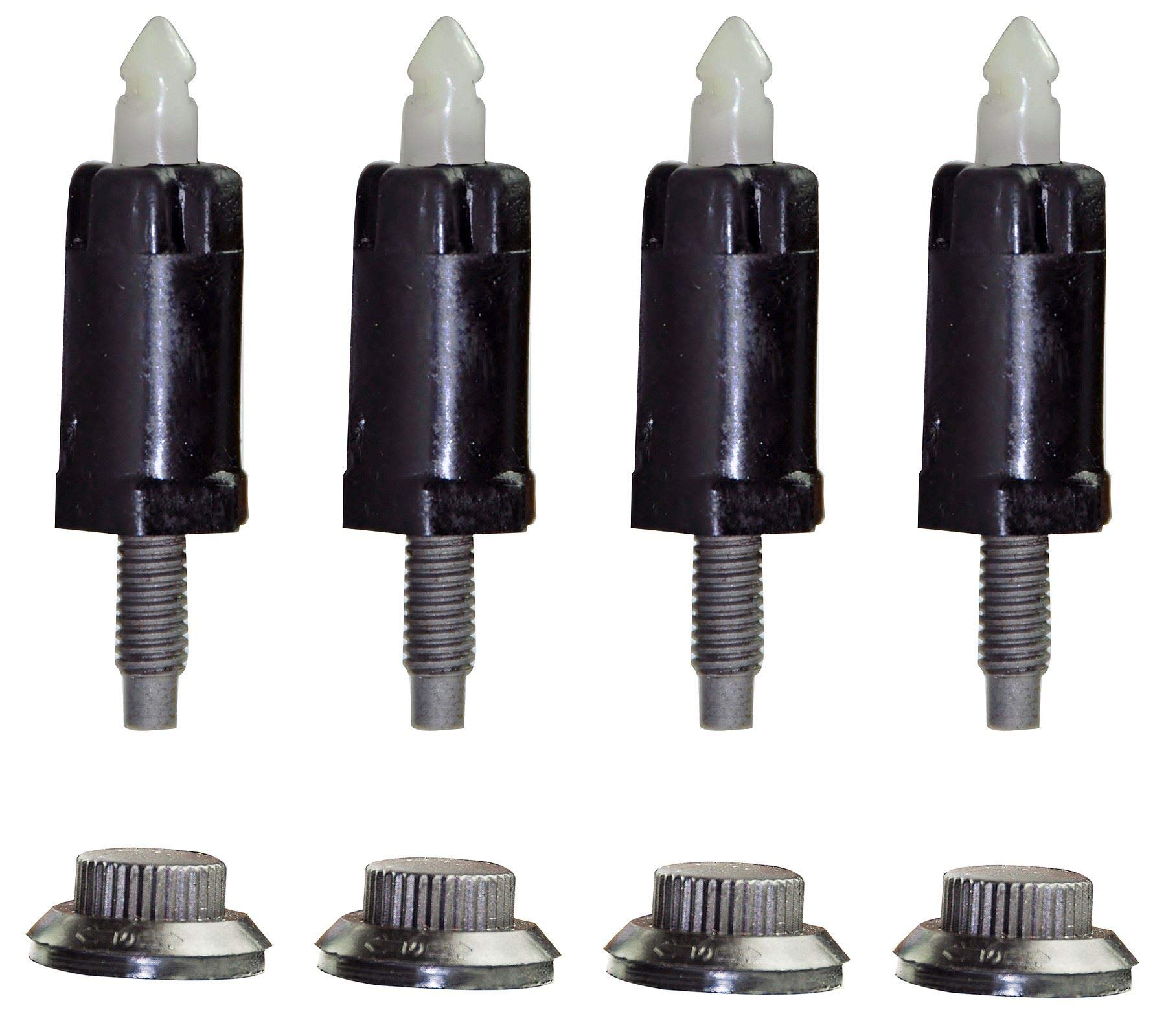 Anwangda Viti E Clip Fissaggio Coperchio Motore - 5 Set In Lega Di Alluminio Per Peugeot Citroen 206 207 406 407 806 807 - 3