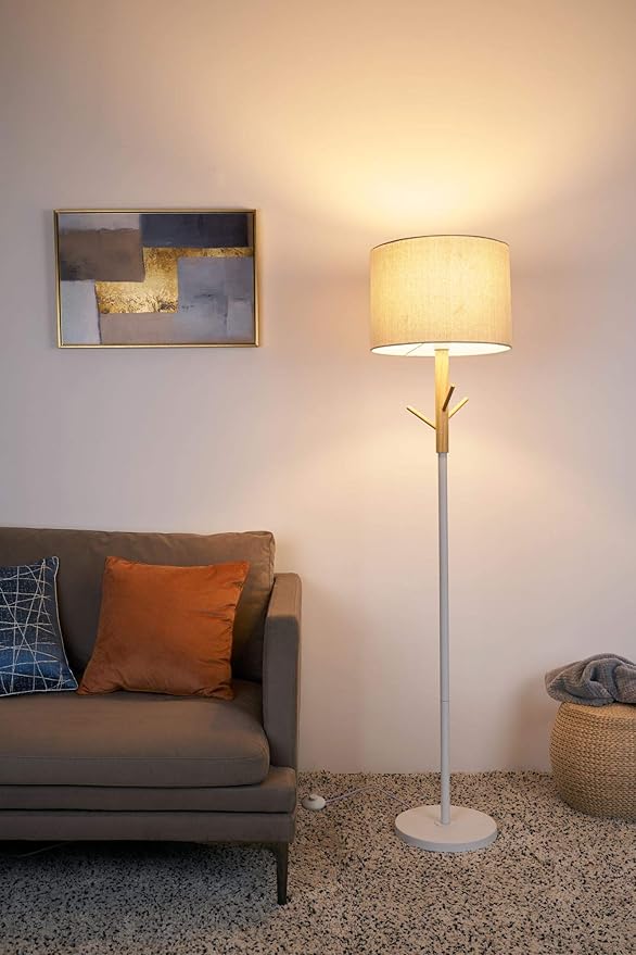 Pauleen Pauleen 48085 Grand Romance staande lamp max. 20W E27 Wit/beige 230V stof/metaal/hout photo 2