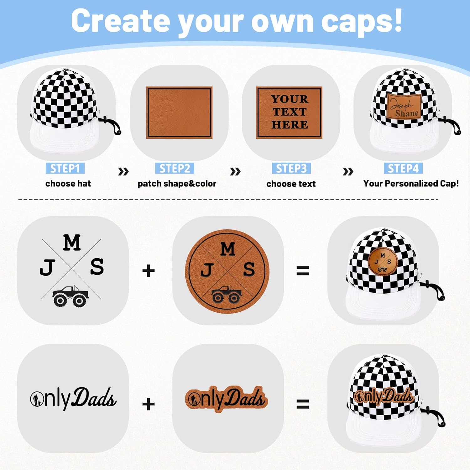 Custom Baseball Cap for Kids Boys Girls, Personalized Snapback Trucker Hats Ball Cap for Baby Toddler Adult Men Women - Image 6