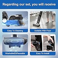 Vista 6 de Piezas de repuesto para trapeador de vacío compatibles con cepillo de rodillo Tineco, adecuado con aspiradora inalámbrica FLOOR ONE S5, FLOOR ONE S5