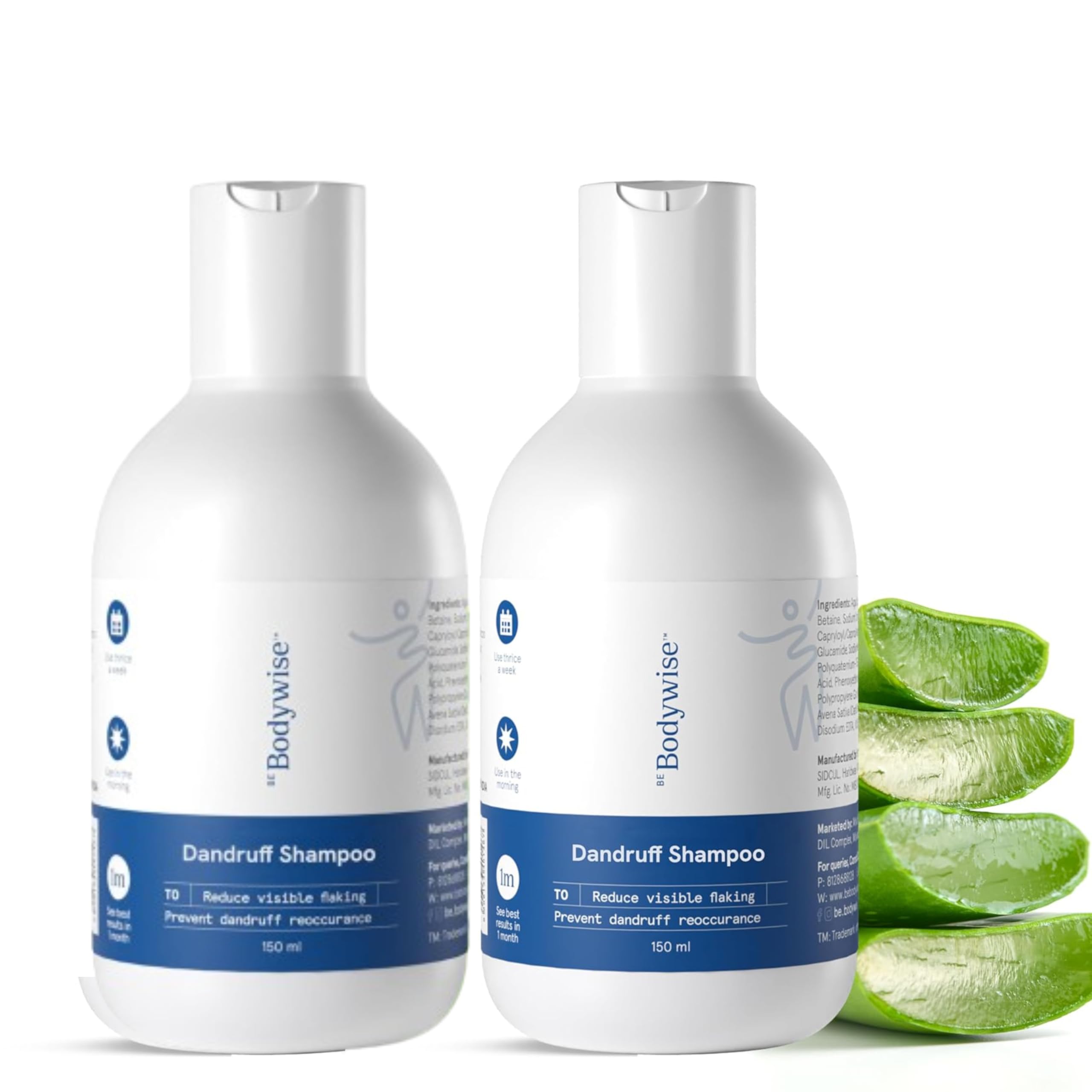 Be Bodywise Anti Dandruff Shampoo for Women 300ml | Targets Dandruff, & Removes Visible Flakes | Reduces Inflammation | Shampoo for Smooth & Frizz Free Hair | pack of 2-image-39