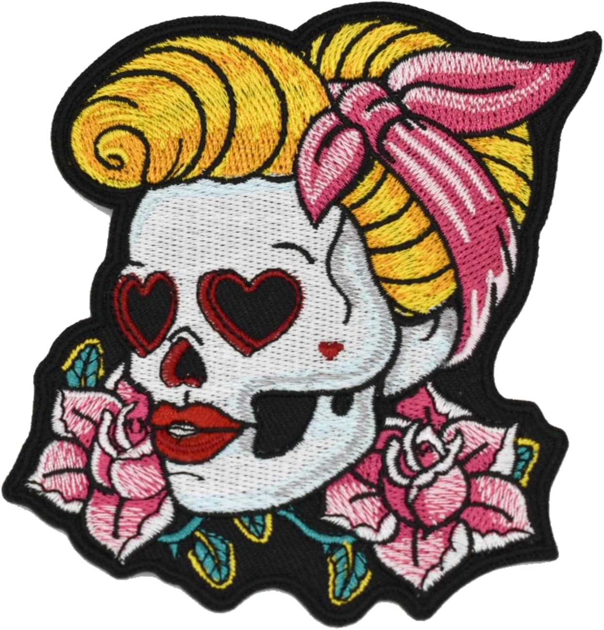 Parche O Escudo Bordado De Calavera (Skull) - Termoadhesivo Para Coser O Planchar - Tema Militar/GIGN