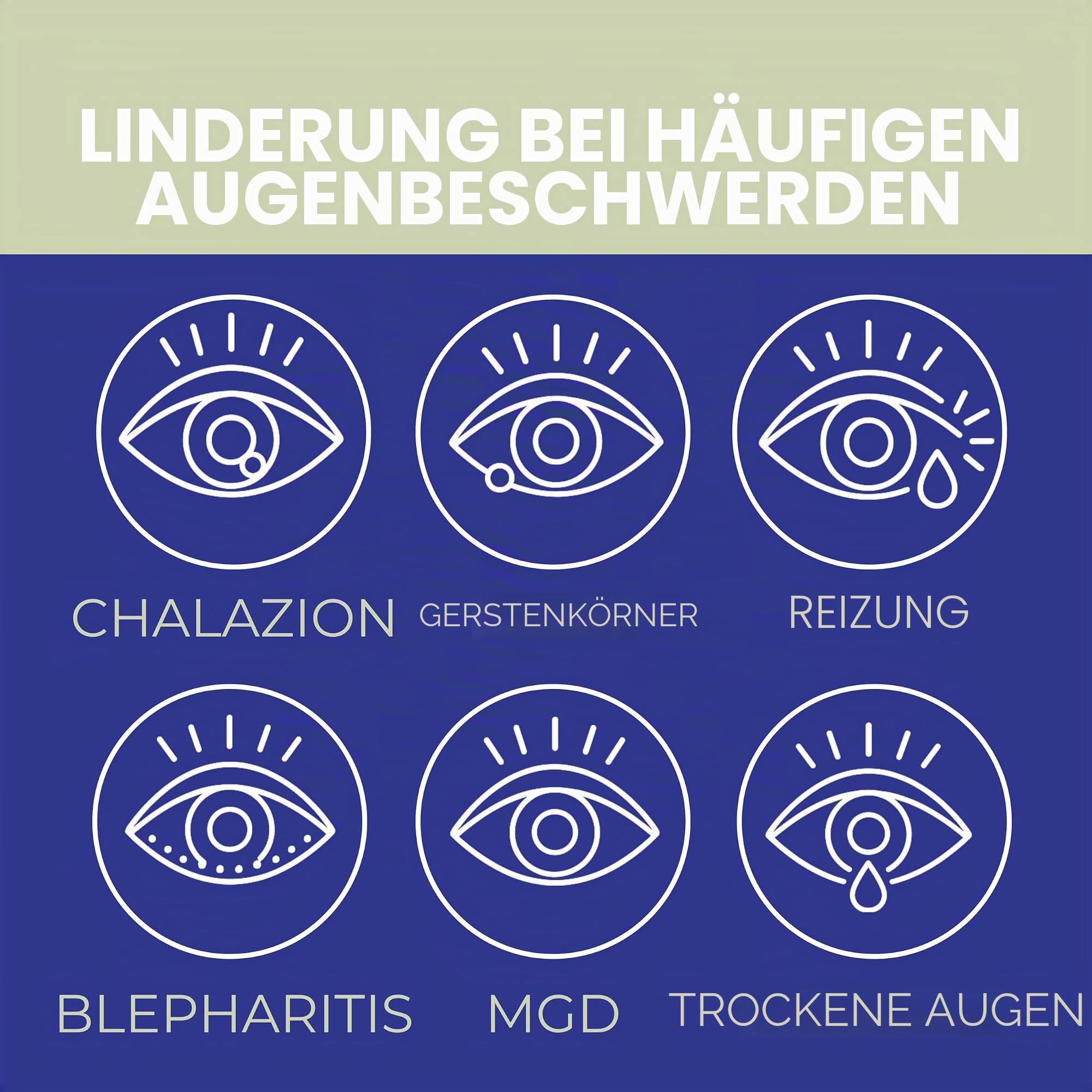 NOVEHA Augenlidtücher - Für zarte Wimpern und Augenlider - Mit Hyaluronsäure, Kamille und Aloe Vera - Einzeln verpackte, vorbefeuchtete Pads (60 Tücher)