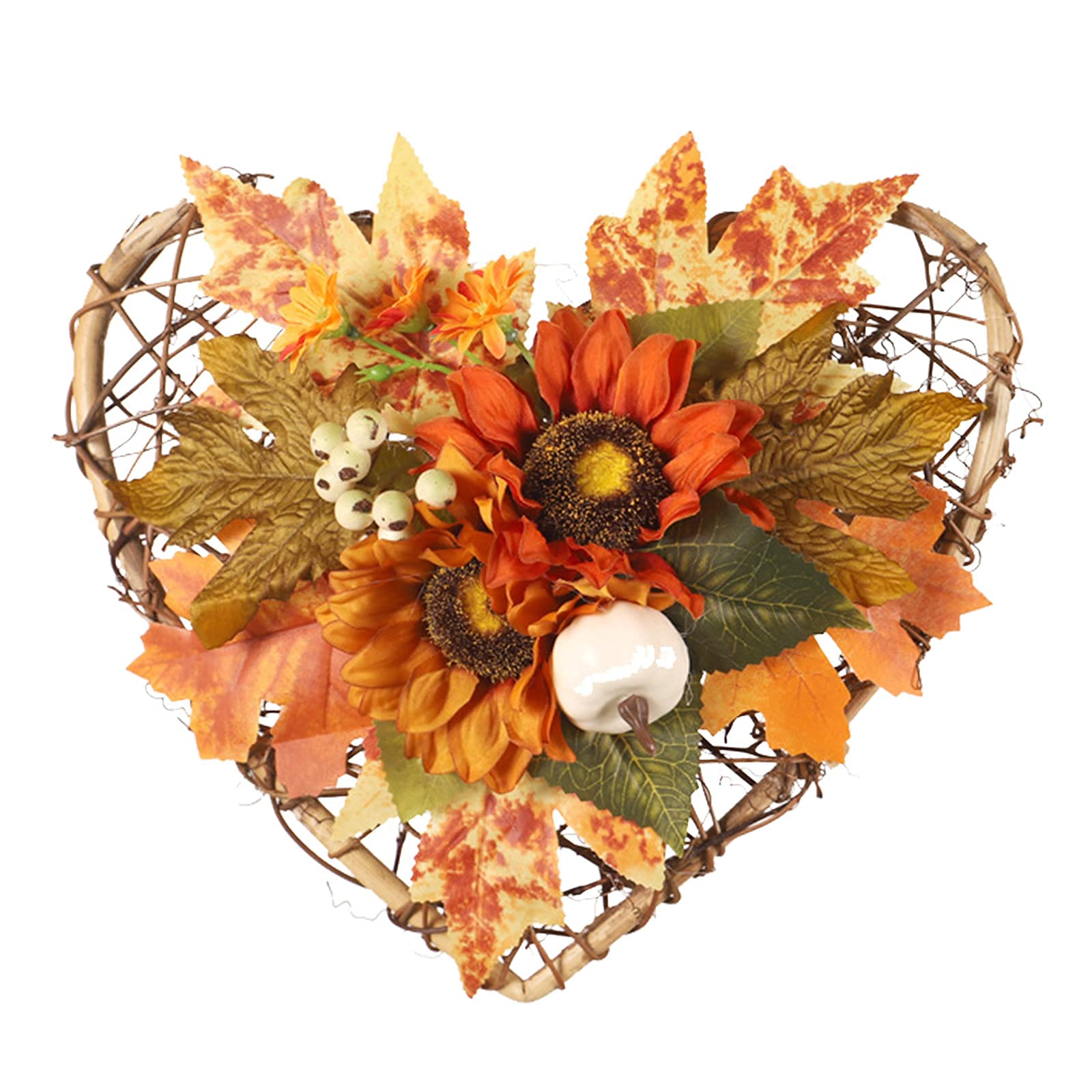 Couronne d'automne Murale Intérieure Extérieure Sans Entretien - 8