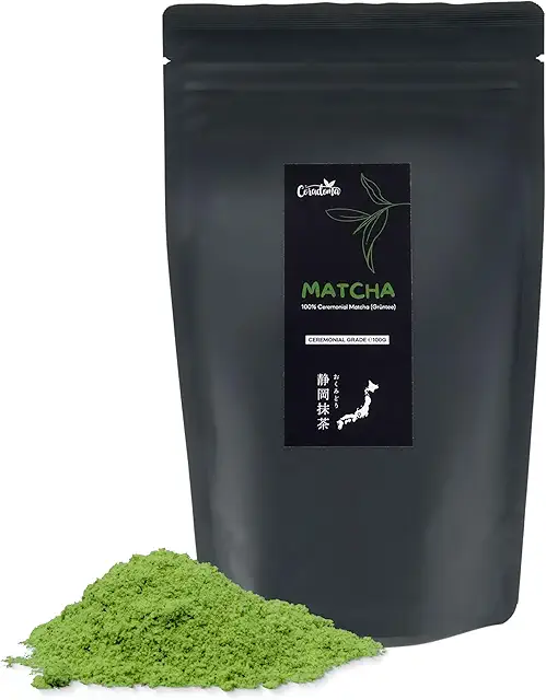 Ceremonial Grade Matcha Pulver aus Japan – Höchste Qualität für Teezeremonien – 100g Beutel