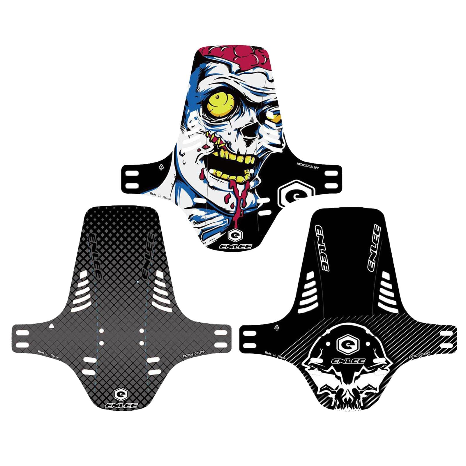 Calandis MTB Mudguard Mountain Bike Mud Guard Bicycle Front Rear Tyre Mud Block A-image-31