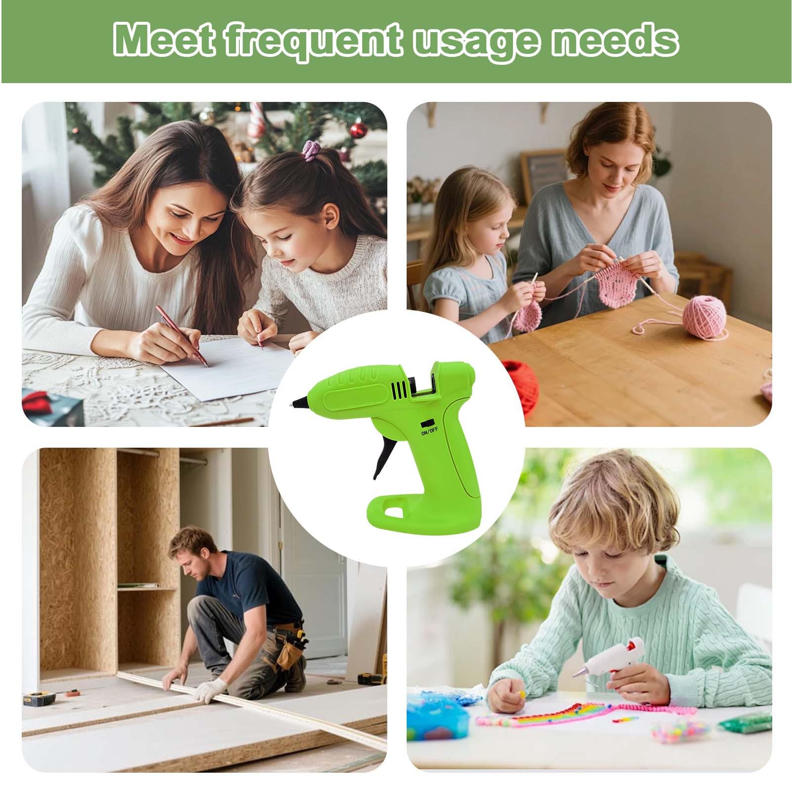 Macchina Per Colla A Caldo Forniture Artigianato Ricaricabili USB | Penna per Colla a Caldo con Batteria da 2600mAh Per Creazioni Artistiche Scrapbook Scuola Casa Ufficio Aula
