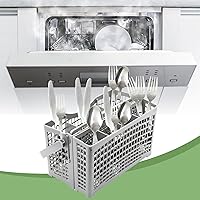 Vista 7 de Cesta universal de repuesto para lavavajillas, cesta 2 en 1 para utensilios/cubiertos, compatible con Bosch, Maytag, Kenmore, Whirlpool, KitchenAid