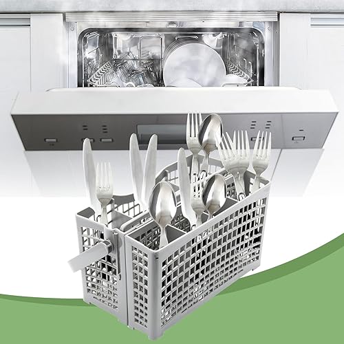 Miniatura 7 de Cesta universal de repuesto para lavavajillas, cesta 2 en 1 para utensilioscubiertos, compatible con Bosch, Maytag, Kenmore, Whirlpool, KitchenAid,