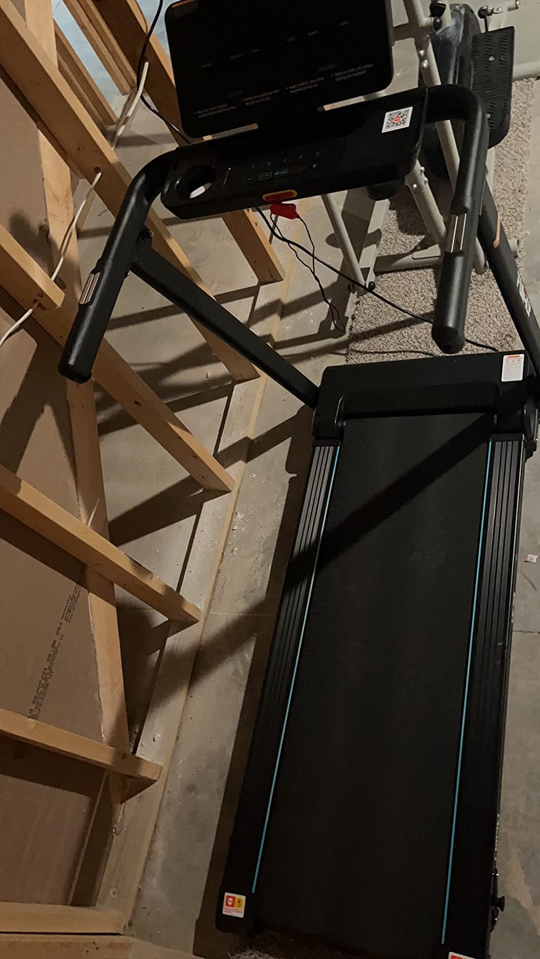 42/mo Finance Folding Treadmills for Home with Incline,3.25HP