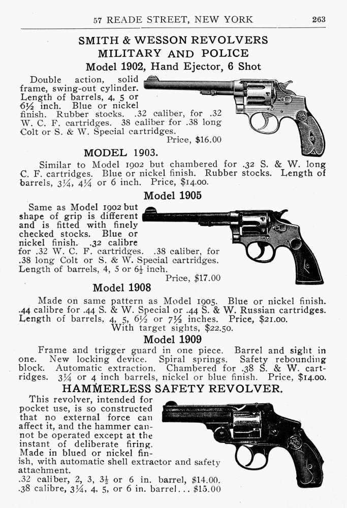 Amazon.com: Smith & Wesson Revolvers Npage From An Abercrombie And