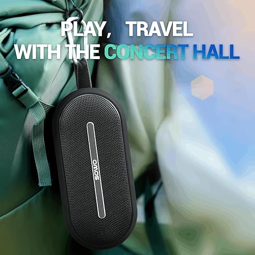 Miniatura 7 de SOWO Altavoz inalámbrico portátil con Bluetooth, graves inmersivos mejorados, tecnología Partyboom, sonido estéreo claro de 40 W, IP67 impermeable,