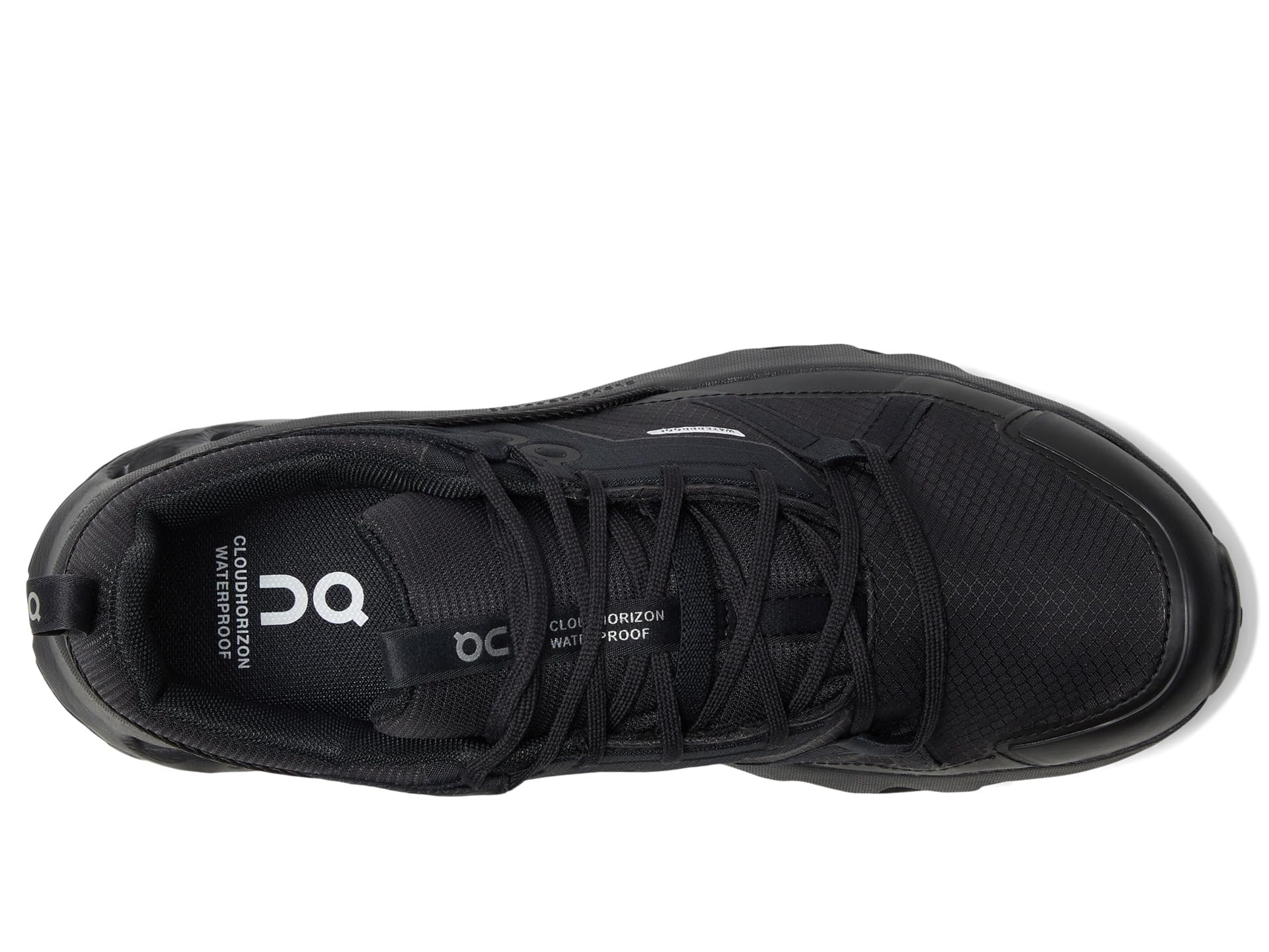 On Women's Cloudhorizon Waterproof Sneaker, Black/Black, 6.5