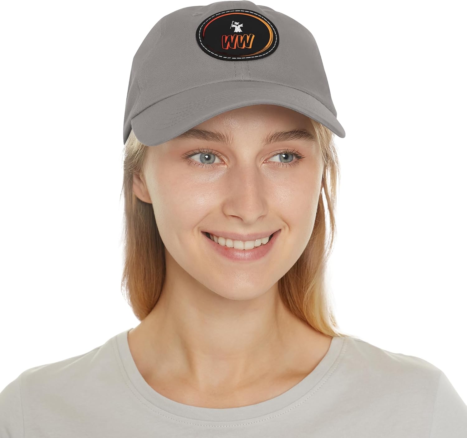 Dad Hat with Leather Patch – Stylish Adjustable Baseball Cap for TCG Enthusiasts.