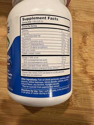 Ocuvite Adult 50+ – Premium Eye Support with Lutein, Omega-3 & Vitamin D