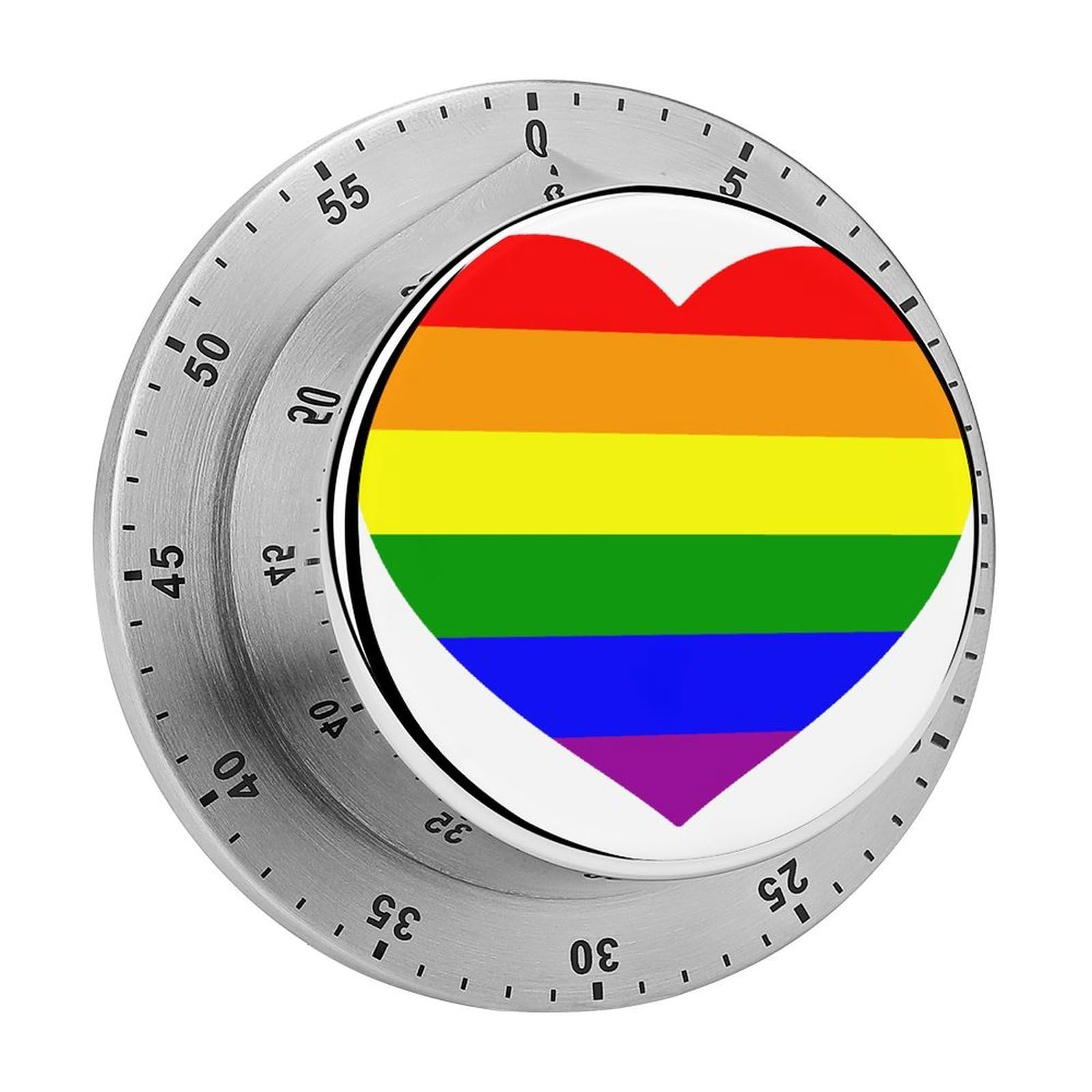 LGBT Gay Pride Flag Mechanical Rotary Timer, Used for Daily Timing