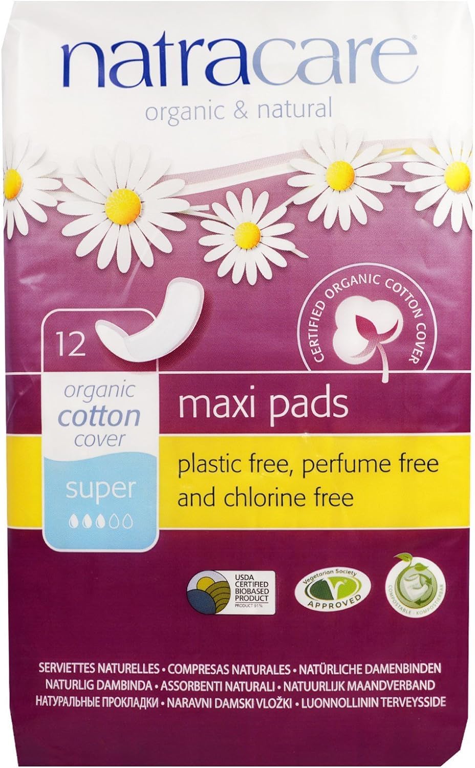 Natracare Pads Super Maxi