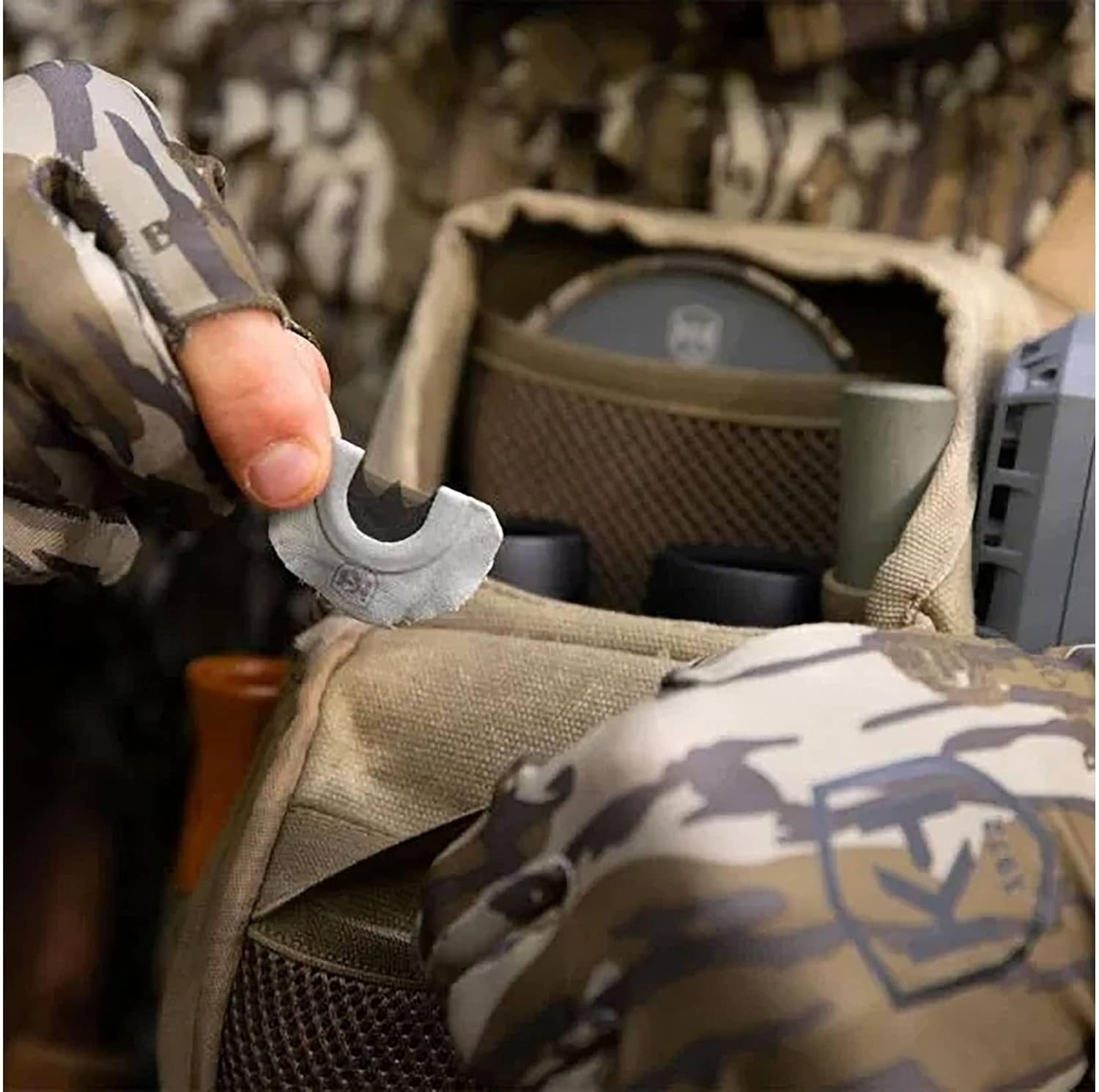 Knight & Hale Batwing Mouth Call - 3-Reed Diaphragm Turkey Calls for Hunting - Deep Loud Long-Range Hen Yelps/Clucks/Purrs - Hands-Free Turkey Hunting Accessories - Made in USA - Image 3