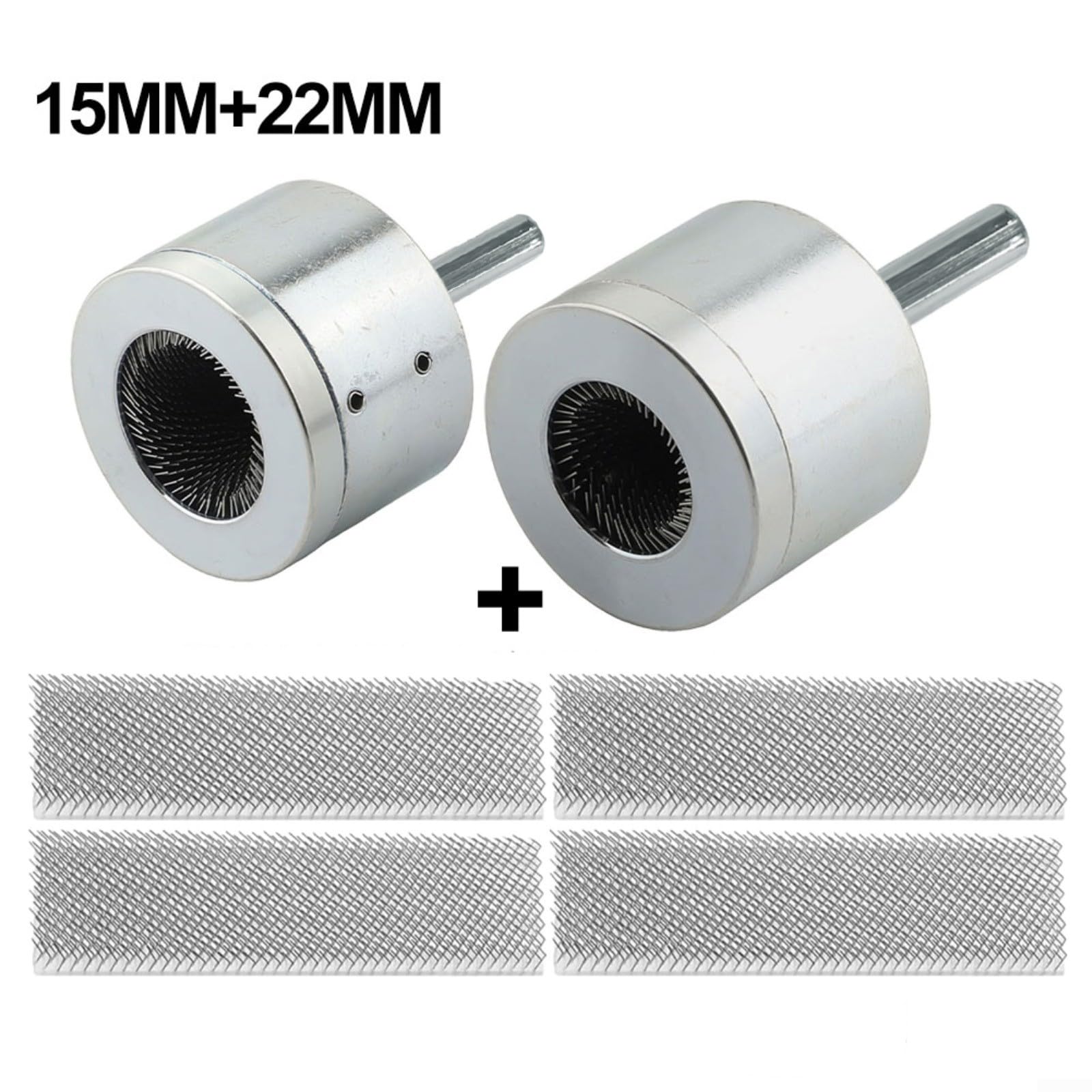Limpiador de tuberías de cobre, limpiador de tuberías de cobre para taladro, limpiadores de tuberías de 15 y 22 mm, cepillos de limpieza de tubos de metal para tuberías de cobre, limpiadores de