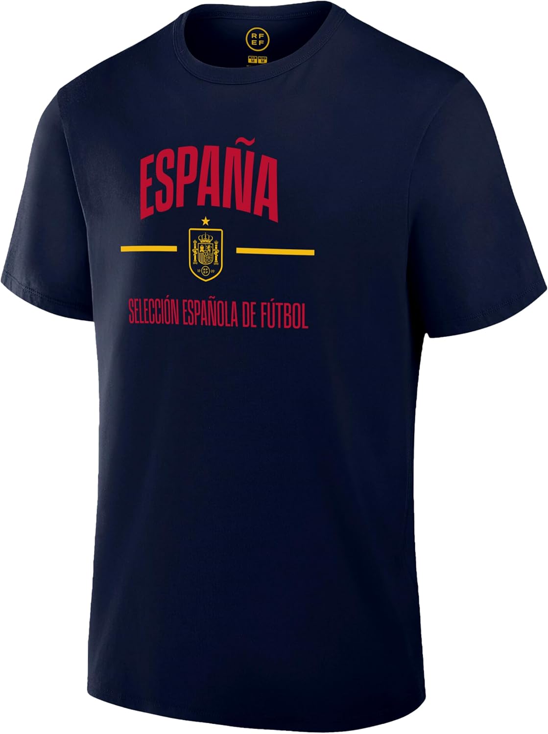 Icon Sports Officially Licensed Royal Spanish Football Federation Soccer Cotton T-Shirt - Unisex Adult - Image 3