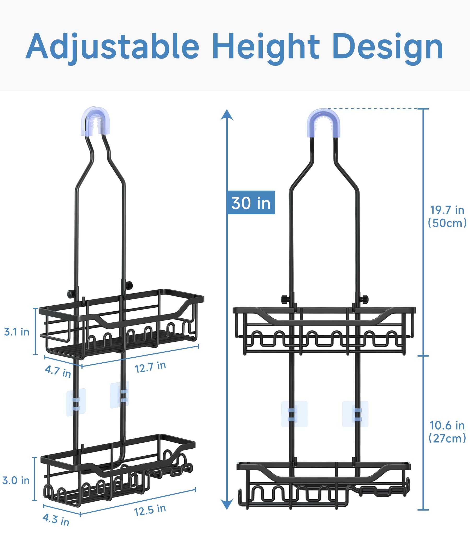 Rustproof Hanging Shower Caddy Y585