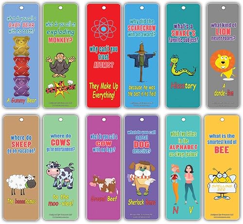 Creanoso Marcadores de tarjetas para niños (paquete de 30)  Bromas hilarantemente tontas y divertidas serie 2  Excelentes recuerdos de fiesta,