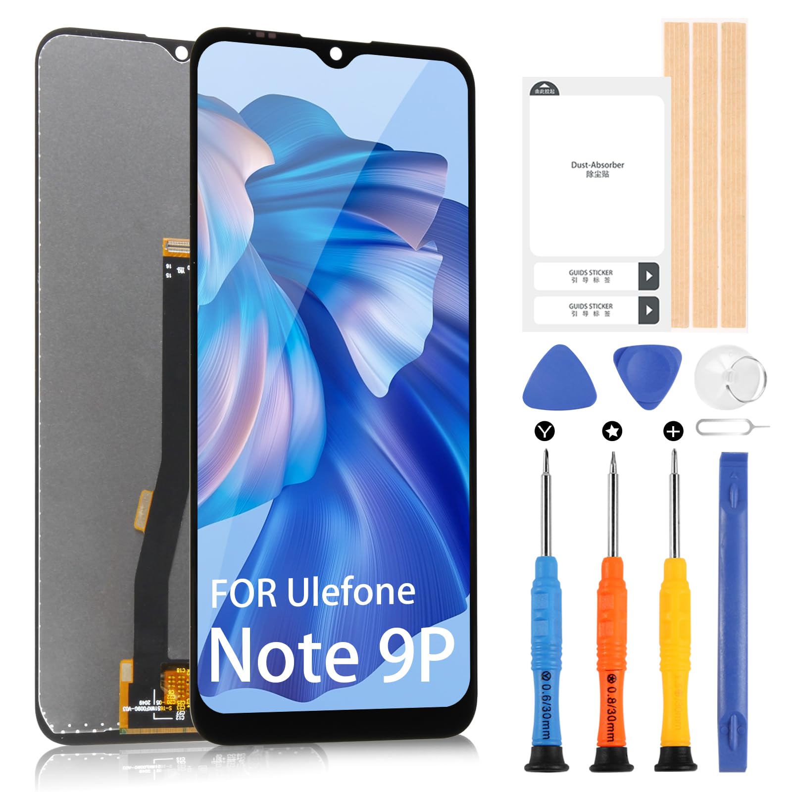 for Ulefone Note 9P LCD Screen Replacement - for Ulefone Note9P LCD Display Screen Digitizer Touch Assembly for Ulefone Note 9P LCD Touch Screen Panel