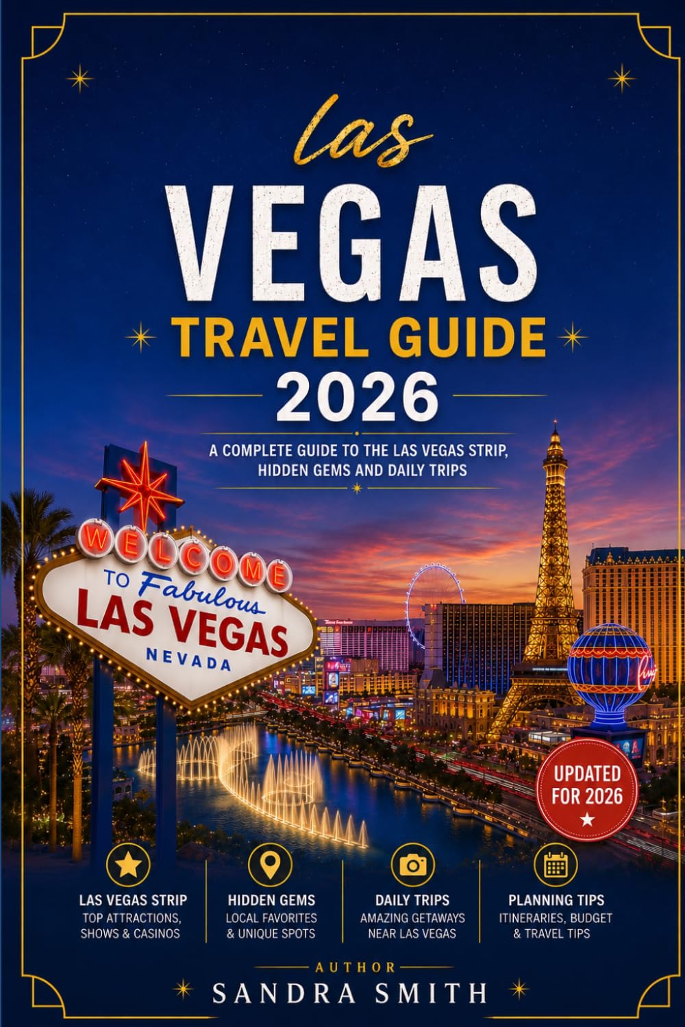Las vegas travel guide 2026: A complete guide to the las vegas strip,hidden gems and daily trips