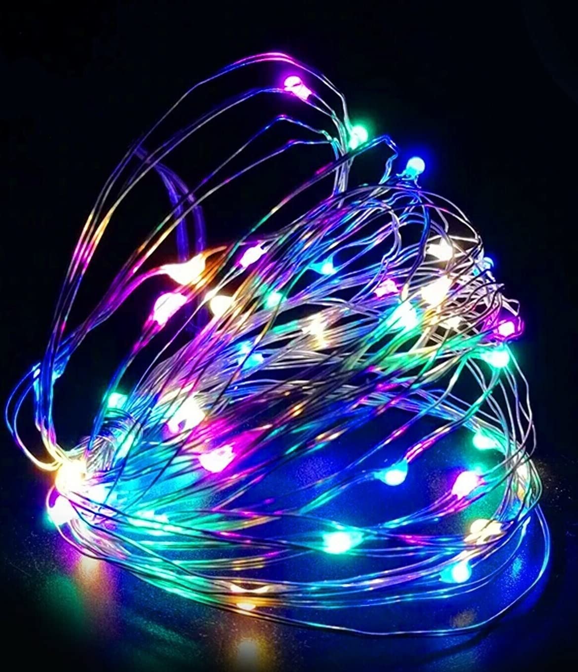 hidz Peri led 3/5/10 Metre RGB Noel Işığı Ağaç Süsleme (1 Adet, 5 Metre)