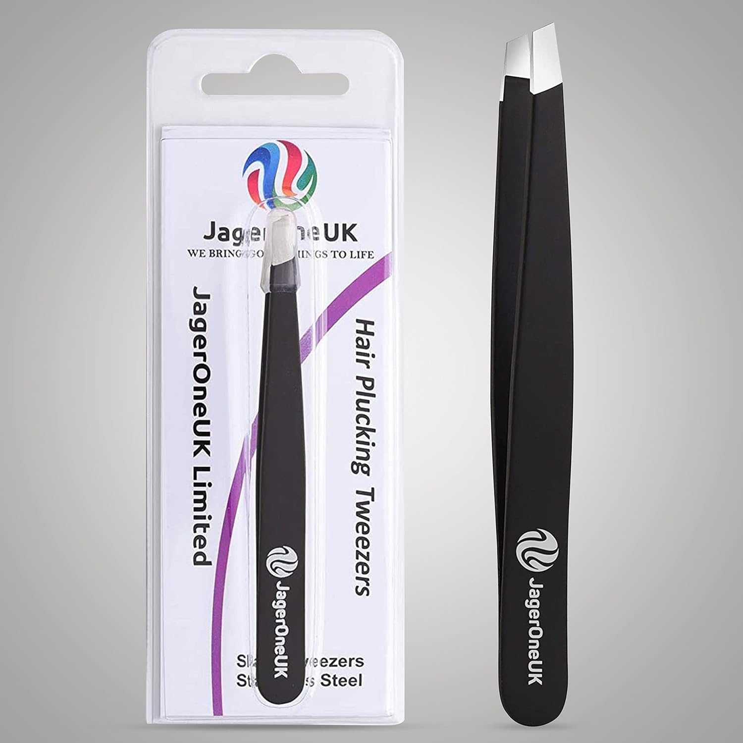 JagerOneUk High Graded Stainless Steel Tweezer Unisex