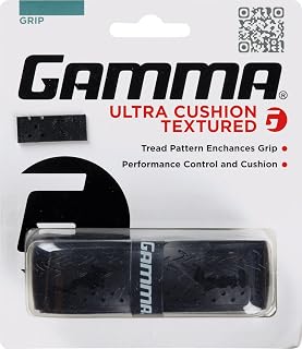 GAMMA Sports Ultra Cushion Tennis Racquet Grips - Contoured Textured Replacement Overgrips for Comfort & Control