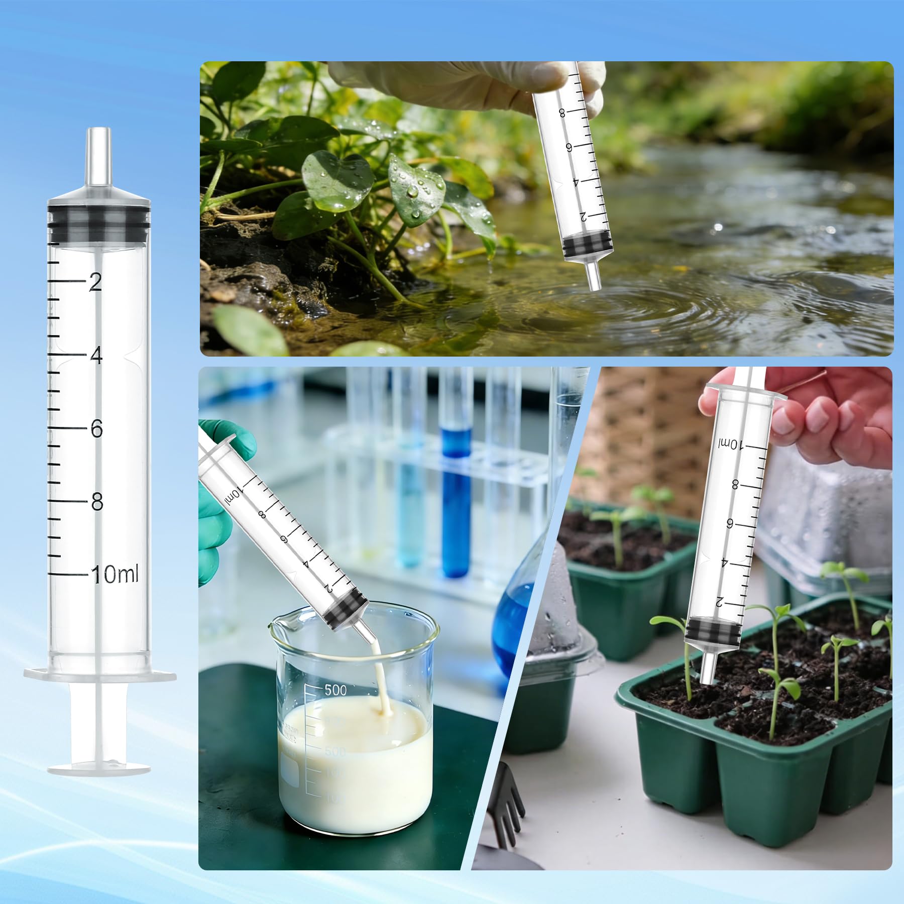10ml Syringes Without Needles, 10-Pack — Amazon image 6