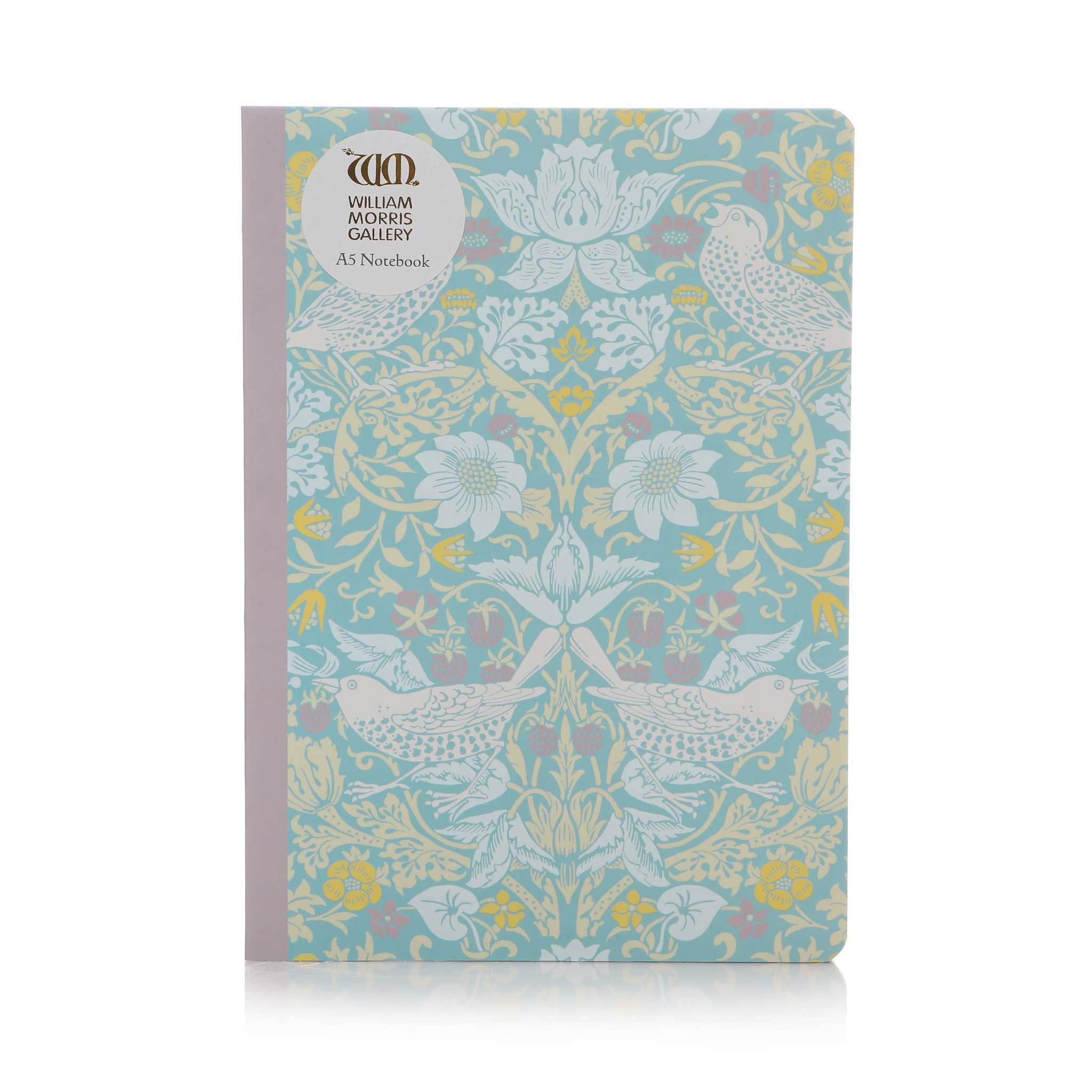 William Morris - Stationery & Notebooks - William Morris A5 Notebook â€“ Strawberry Thief