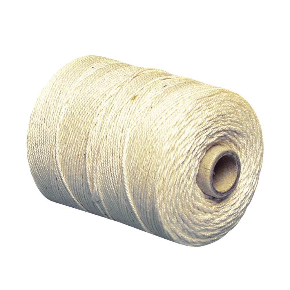 Rayher 7205303 Warp Thread 6Ply for weaving, Natural Cotton Loom Warp Yarn 0.8 mm, 100 Percent Cotton, brown