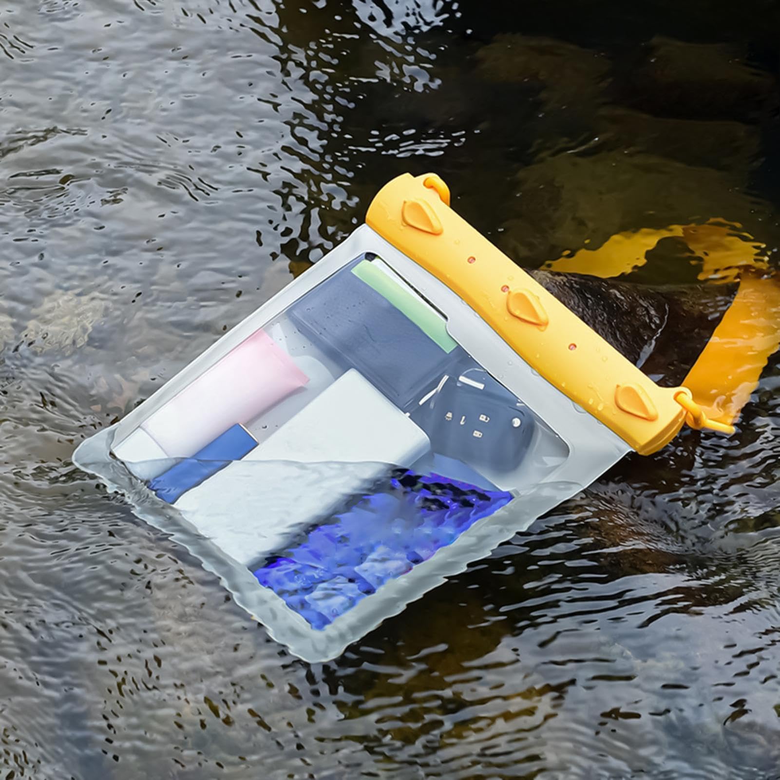 Custodia Impermeabile Telefono Cellulare Borsa Grande con Touchscreen | Custodia Subacquea Per Smartphone Per la Spiaggia e Crociera Viaggio, Rafting Immersioni Snorkeling Nave e Kayak