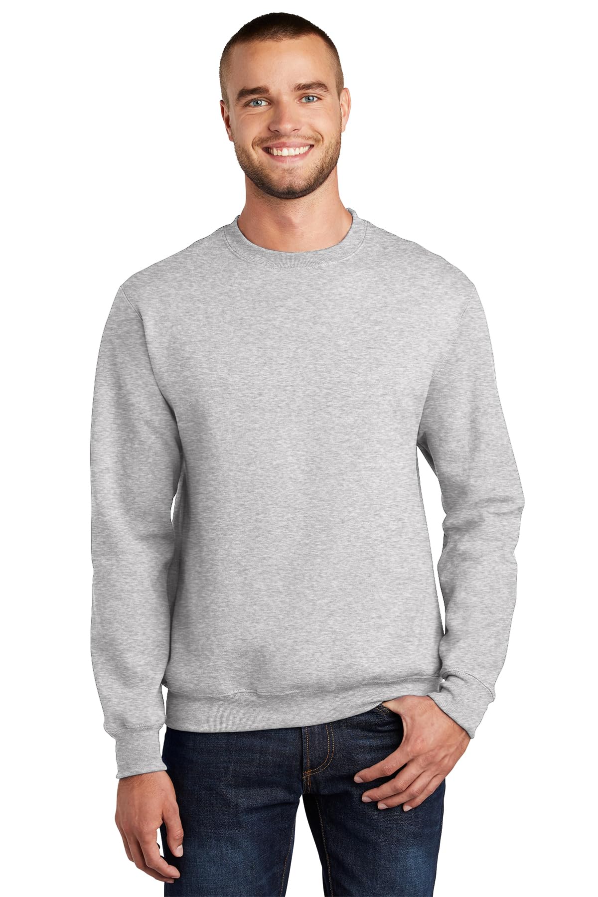 Port & Co Men's Tall Ultimate Crewneck Sweatshirt-PC90T
