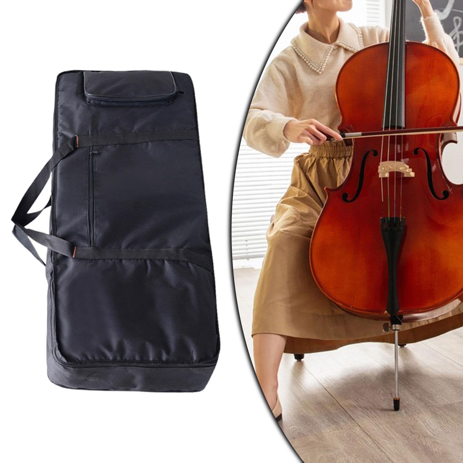 Baoblaze Funda para Teclado de 61 Teclas, Impermeable, con Asas Y Cremallera, de Calidad Profesional.