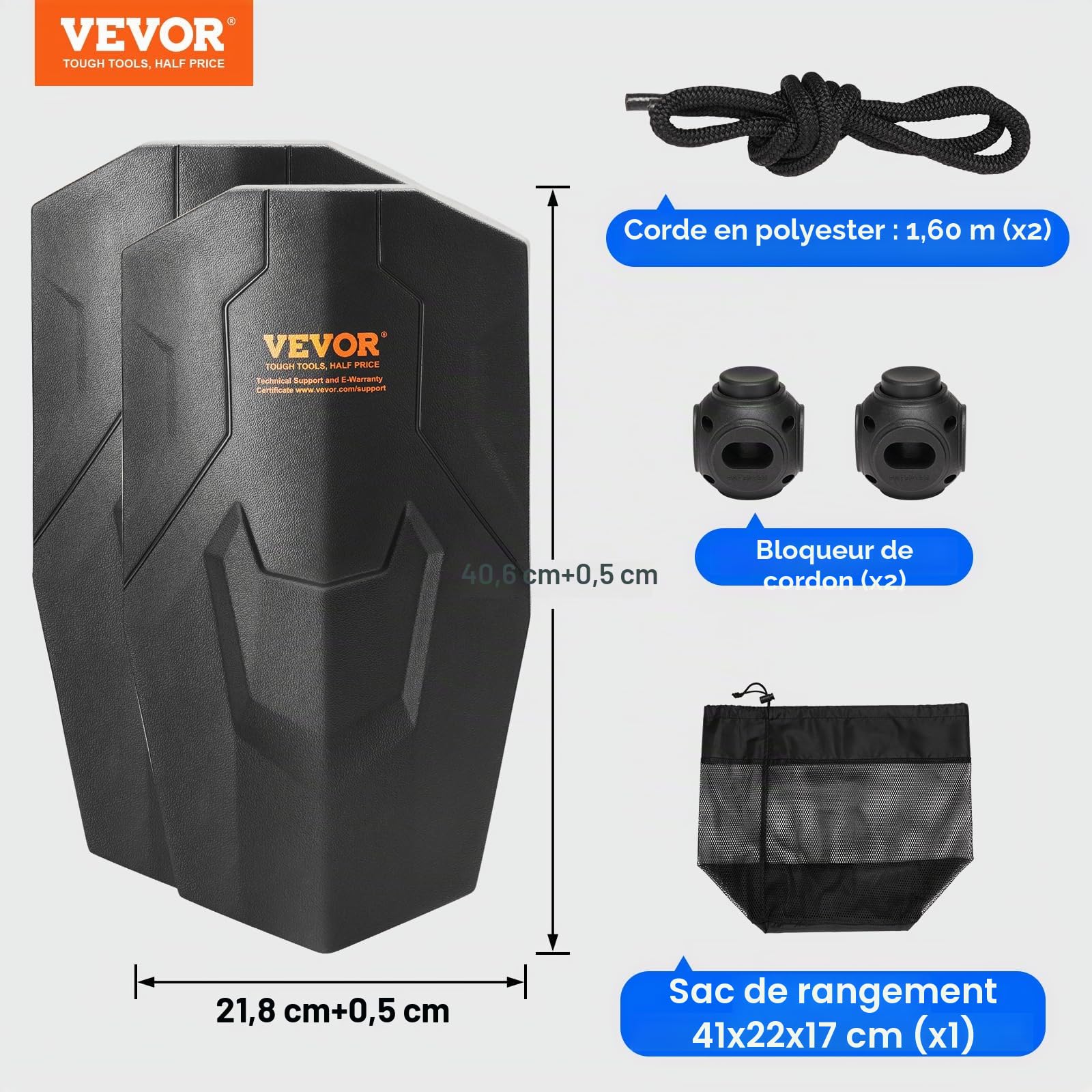 VEVOR Pare-Battage Mixte