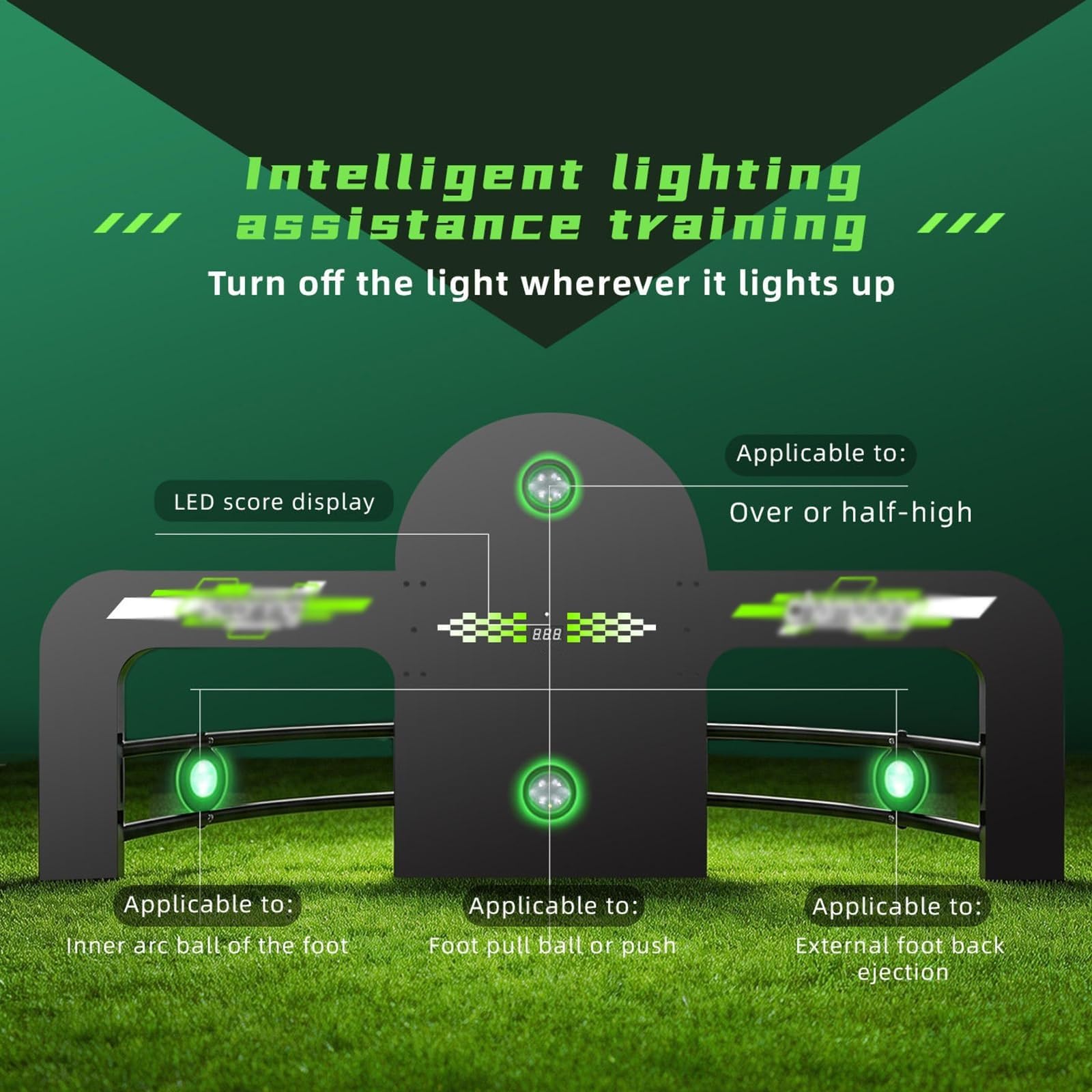 Equipo De Entrenamiento De Fútbol, Pantalla LED De Puntuación Ejercicios