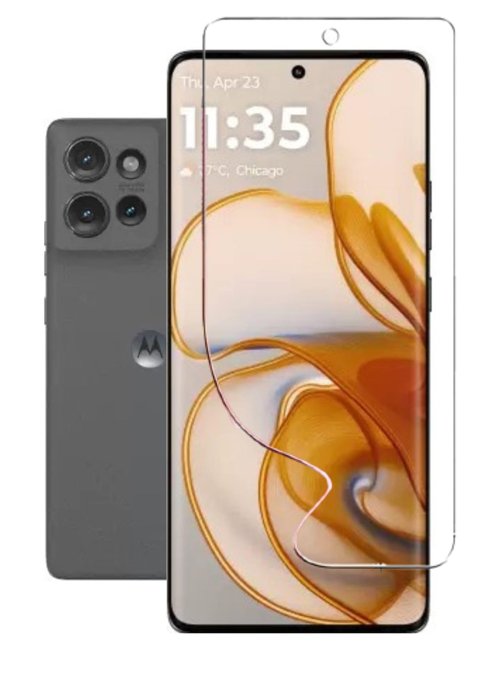 VM - PROTEC For Moto Edge 50 Clear Front Unbreakable Screen Protector Hydrogel Membrane Supports Fingerprint Scanner Covers Front Screen With Edge to Edge Coverage and Easy Installation (B0DDH5NPY5) Amazon Price History, Amazon Price Tracker