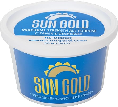 Vista 6 de SUN GOLD - Limpiador multiusos, pasta de limpieza multisuperficie para cocinas, baños y más, biodegradable, concentrado de resistencia industrial