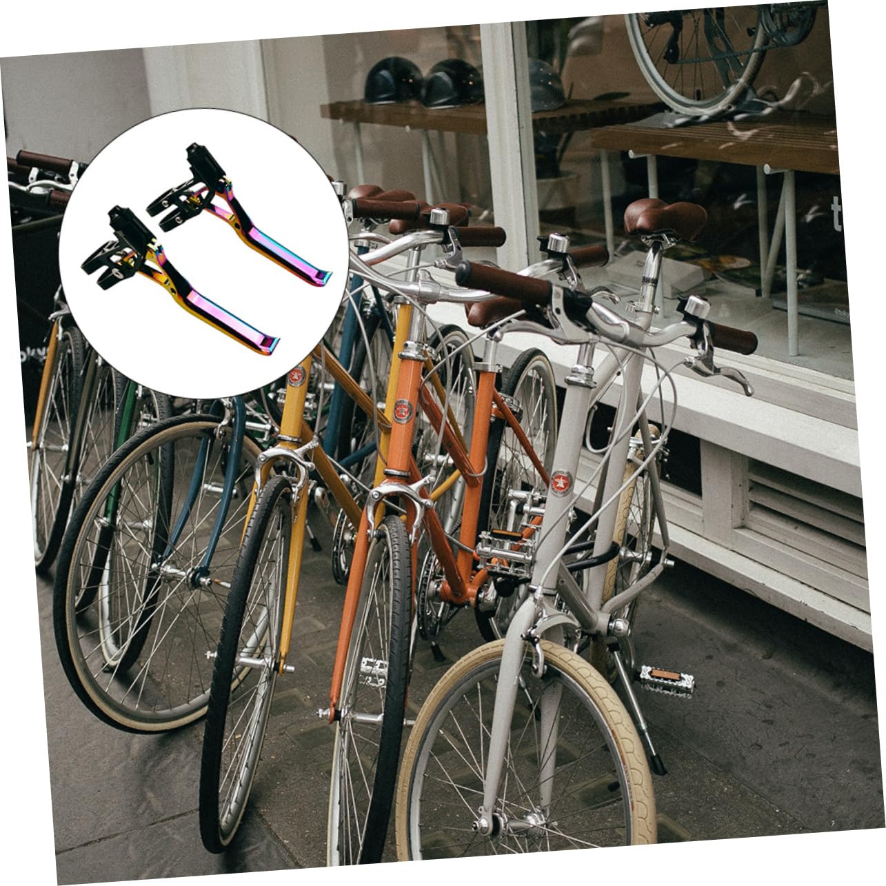 ifundom Leva Freno Bici in Lega Di Alluminio Accessori Bici Per Sostituzione Leve Freno Di Ricambio e Bici Da Montagna